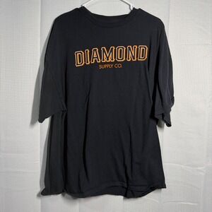 Diamond Supply Co. T-Shirt 2XL‎ Black Graphic Logo Tee